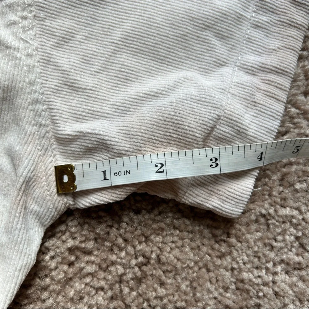 Le Lis Collection Ribbed Tie Dye Cream White Mulitcolor Cotton Jumpsuit Medium - Picture 8 of 11
